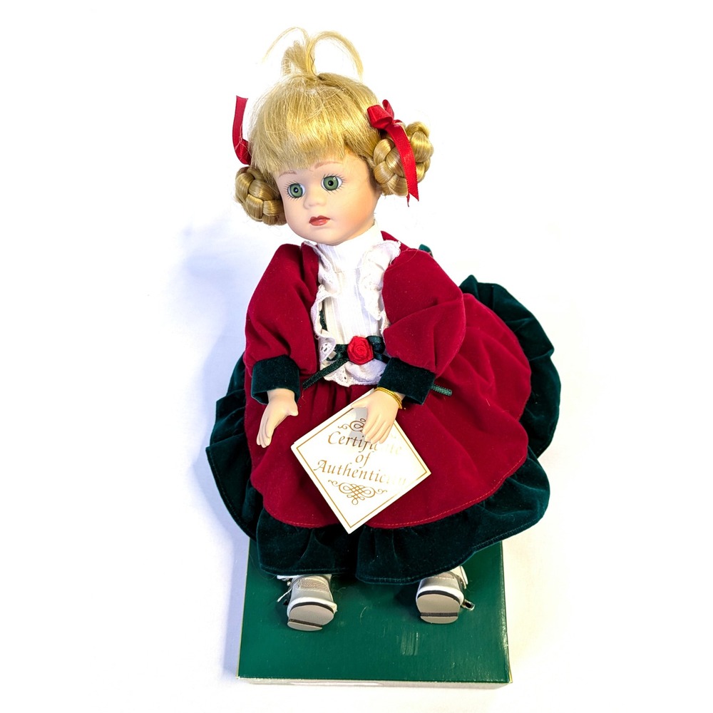 DanDee Animated Musical Wind-Up Doll Bisque Porcelain Soft Expressions New + Box